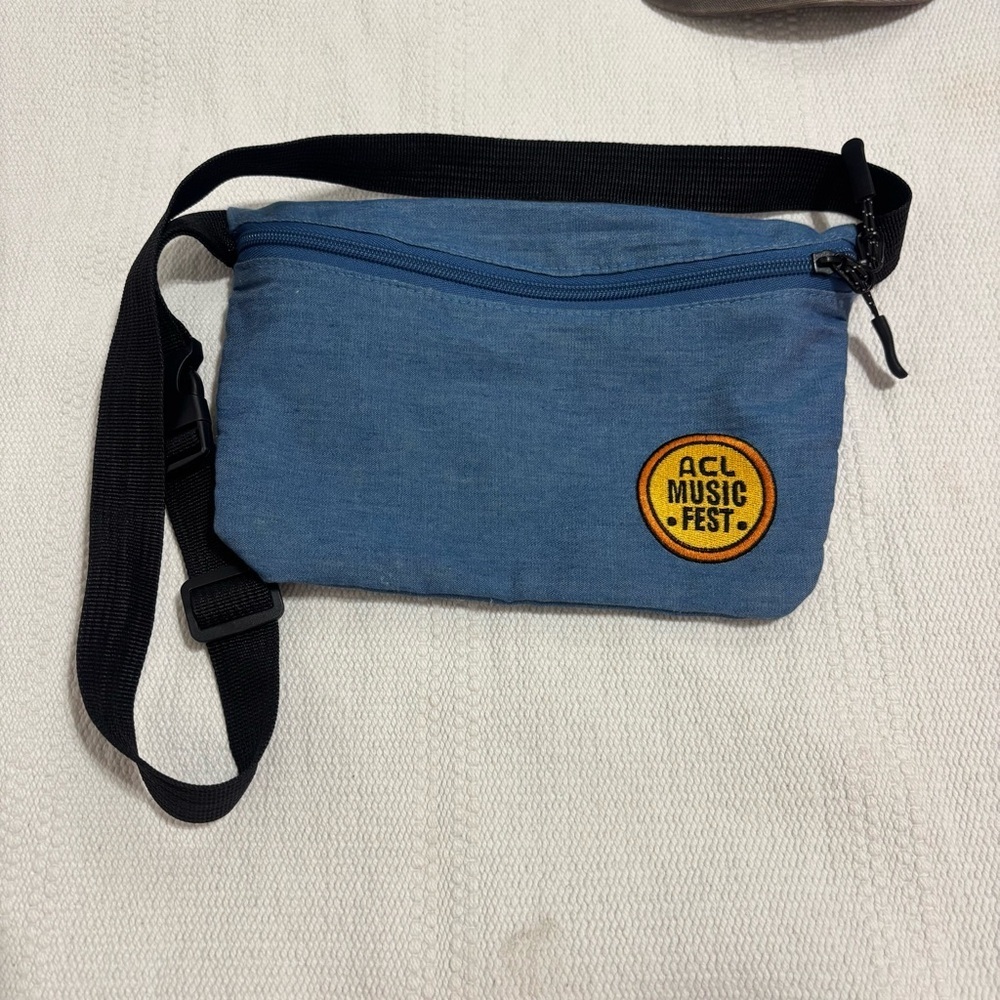 ACL Austin City Limits Music Festival Waist Fanny Pack Blue 9"x6"